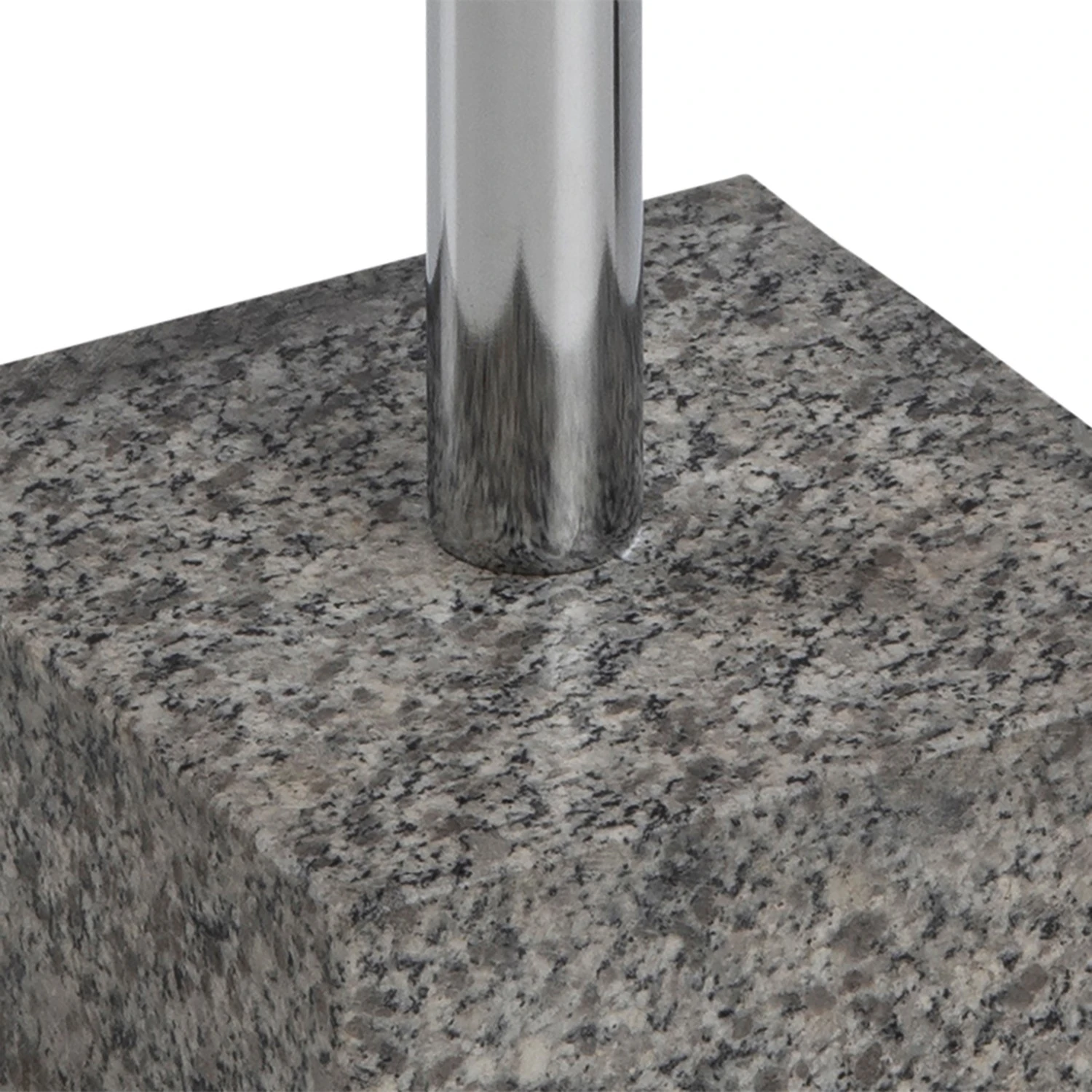 Red Living Beistelltisch Wendell - Glas / Granit - Grau / Chrom 7 Red Living Beistelltisch Wendell - Glas / Granit - Grau / Chrom – Bild 7