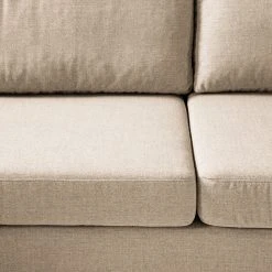 Studio Copenhagen Ecksofa COSO Classic mit Ottomane - Webstoff Milan: Beige - Breite: 238 cm - Ottomane davorstehend links - Bettkasten - Esche -Wohnzimmermöbel boutique en ligne 1000213552 200901 11294400454 DETAILS P000000001000213552