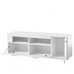 Loftscape Lowboard Cely - Hochglanz Weiß / Matt Weiß - Breite: 140 cm -Wohnzimmermöbel boutique en ligne 1000213881 200525 13133000053 DETAILS P000000001000213881