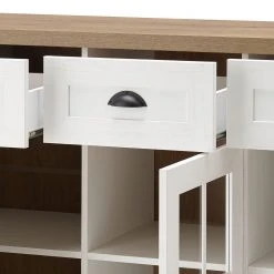 Norrwood Sideboard Proville I - Eiche Weiß Dekor / Eiche Dekor -Wohnzimmermöbel boutique en ligne 1000213890 200525 13141600101 DETAILS P000000001000213890