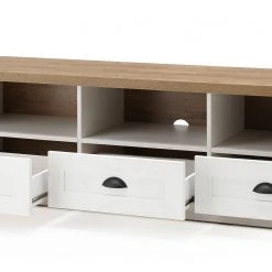 Norrwood Lowboard Proville II - Eiche Weiß Dekor / Eiche Dekor 11 Norrwood Lowboard Proville II - Eiche Weiß Dekor / Eiche Dekor -Wohnzimmermöbel boutique en ligne 1000213891 200525 13142500109 DETAILS P000000001000213891