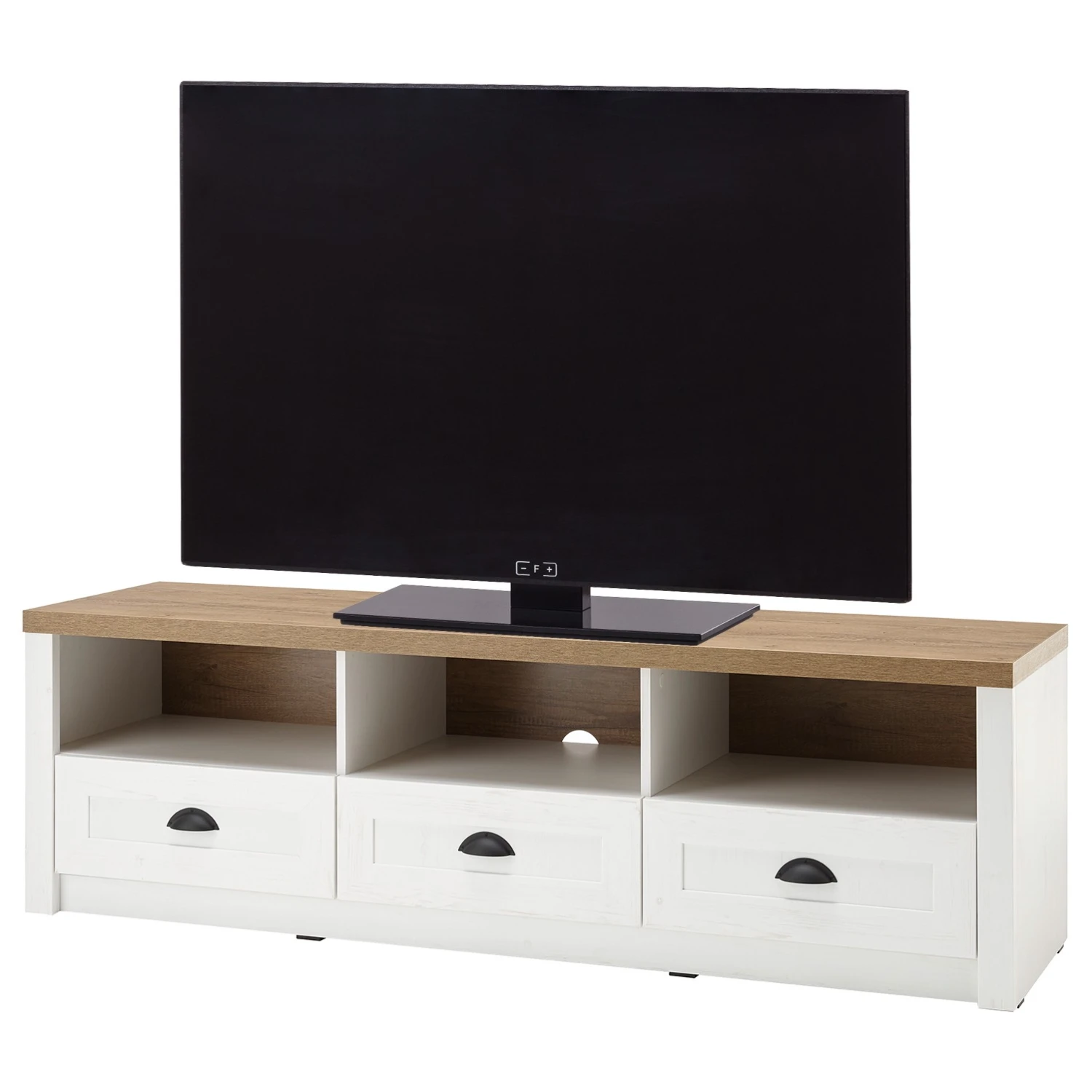 Norrwood Lowboard Proville II - Eiche Weiß Dekor / Eiche Dekor 1 Norrwood Lowboard Proville II - Eiche Weiß Dekor / Eiche Dekor