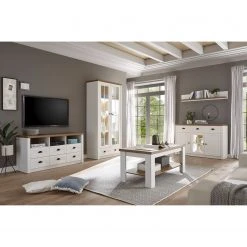 Norrwood Lowboard Proville I - Eiche Weiß Dekor / Eiche Dekor 7 Norrwood Lowboard Proville I - Eiche Weiß Dekor / Eiche Dekor -Wohnzimmermöbel boutique en ligne 1000213903 200525 13155200188 MOOD DETAILS P000000001000213903 mood