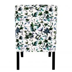 Kayoom Polsterstuhl Indira II - Webstoff / Buche massiv - Schwarz / Grün & Weiß -Wohnzimmermöbel boutique en ligne 1000214193 200529 06041300117 DETAILS P000000001000214193