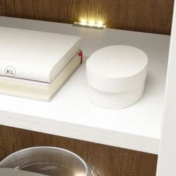 Norrwood Wohnwand Proville II (3-teilig) - Eiche Weiß Dekor / Eiche Dekor -Wohnzimmermöbel boutique en ligne 1000214289 200527 06585400034 DETAILS P000000001000214289