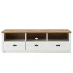 Norrwood Wohnwand Proville III (4-teilig) - Eiche Weiß Dekor / Eiche Dekor -Wohnzimmermöbel boutique en ligne 1000214305 200527 07003700110 DETAILS P000000001000214305