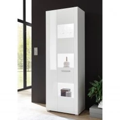 Loftscape Wohnwand Cely III (4-teilig) - Hochglanz Weiß / Matt Weiß -Wohnzimmermöbel boutique en ligne 1000214314 200527 07023000191 MOOD DETAILS P000000001000214314 mood