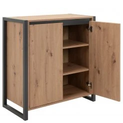 Red Living Kommode Denville I - Eiche Artisan Dekor / Anthrazit -Wohnzimmermöbel boutique en ligne 1000214486 200608 14150300010 DETAILS P000000001000214486