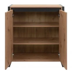 Red Living Kommode Denville I - Eiche Artisan Dekor / Anthrazit -Wohnzimmermöbel boutique en ligne 1000214486 200608 14150400011 DETAILS P000000001000214486