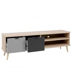 Mørteens TV-Lowboard Elysian - Grau / Eiche Dekor -Wohnzimmermöbel boutique en ligne 1000214491 200608 14160300067 DETAILS P000000001000214491