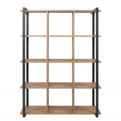 Red Living Regal Denville - Eiche Artisan Dekor / Anthrazit -Wohnzimmermöbel boutique en ligne 1000214500 200608 14163600088 DETAILS P000000001000214500