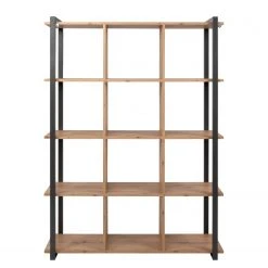 Red Living Regal Denville - Eiche Artisan Dekor / Anthrazit -Wohnzimmermöbel boutique en ligne 1000214500 200608 14163800090 DETAILS P000000001000214500