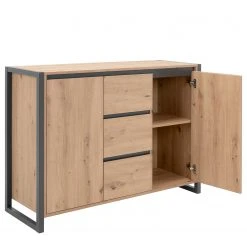 Red Living Kommode Denville II - Eiche Artisan Dekor / Anthrazit -Wohnzimmermöbel boutique en ligne 1000214501 200608 14165900103 DETAILS P000000001000214501