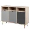 Mørteens Sideboard Elysian - Grau / Eiche Dekor