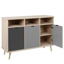 Mørteens Sideboard Elysian - Grau / Eiche Dekor -Wohnzimmermöbel boutique en ligne 1000214503 200608 14174300130 DETAILS P000000001000214503