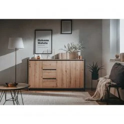 Red Living Sideboard Denville - Eiche Artisan Dekor / Anthrazit 14 Red Living Sideboard Denville - Eiche Artisan Dekor / Anthrazit -Wohnzimmermöbel boutique en ligne 1000214505 200608 14180700152 MOOD DETAILS P000000001000214505 mood