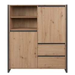 Red Living Highboard Denville - Eiche Artisan Dekor / Anthrazit -Wohnzimmermöbel boutique en ligne 1000214506 200608 14182100167 DETAILS P000000001000214506