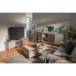 Mørteens Couchtisch Elysian - Grau / Eiche Dekor -Wohnzimmermöbel boutique en ligne 1000214512 200608 14183800184 MOOD DETAILS P000000001000214512 mood