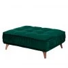 Jack & Alice Polsterhocker Polich - Samt - Dunkelgrün