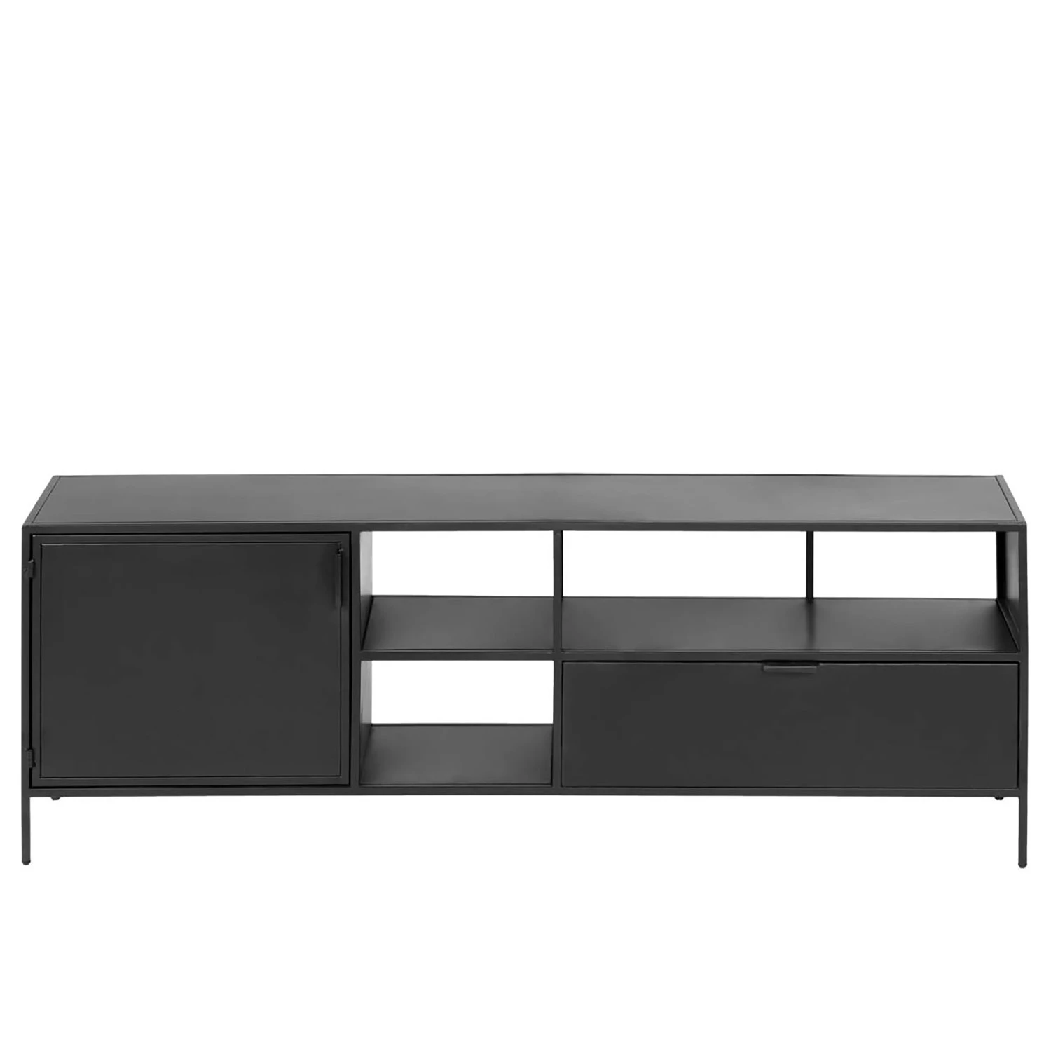 Red Living TV-Lowboard Exford - Metall - Schwarz 2 Red Living TV-Lowboard Exford - Metall - Schwarz – Bild 2