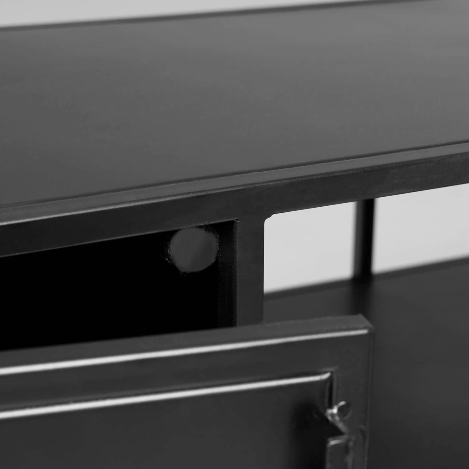 Red Living TV-Lowboard Exford - Metall - Schwarz 7 Red Living TV-Lowboard Exford - Metall - Schwarz – Bild 7