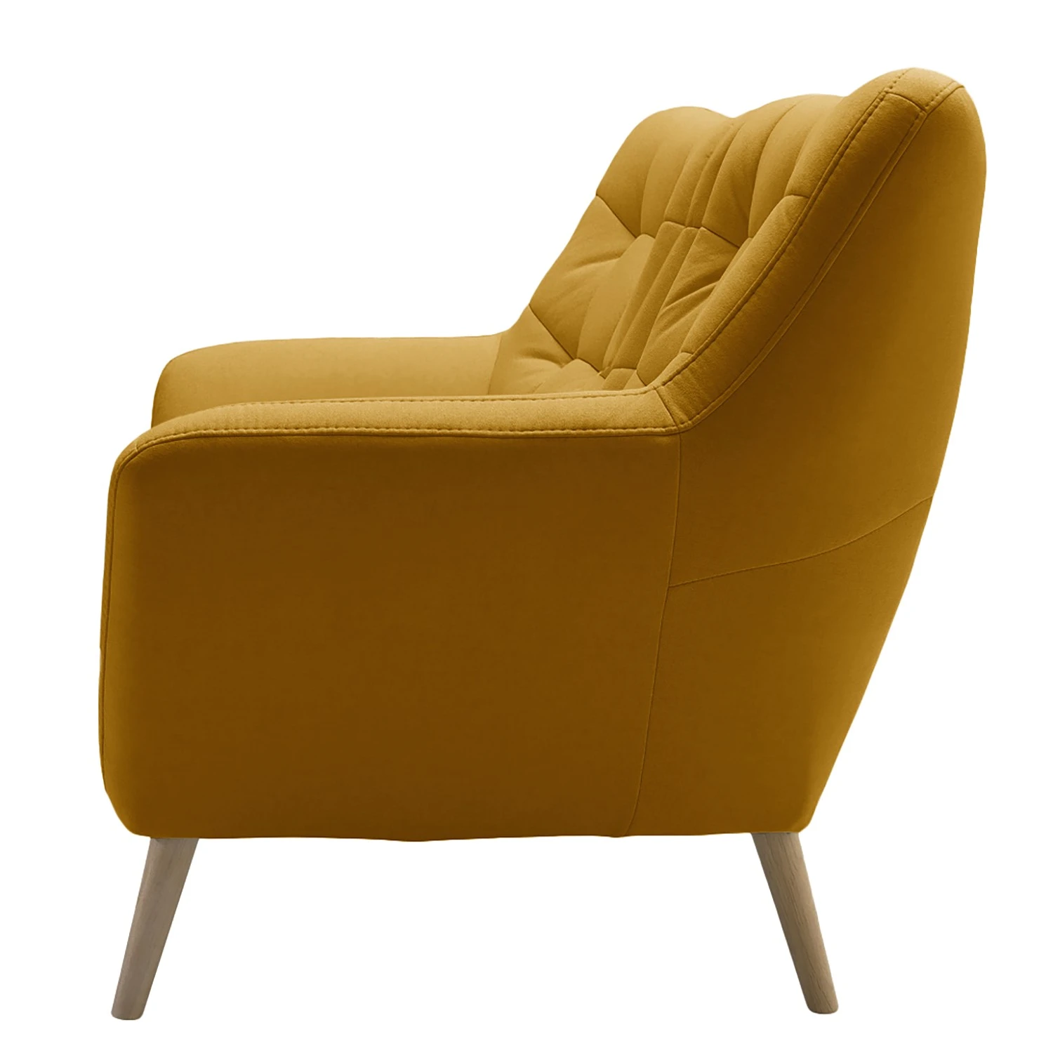 Fredriks Polstergarnitur Sawston I (3-2) - Samt - Olivgelb 8 Fredriks Polstergarnitur Sawston I (3-2) - Samt - Olivgelb – Bild 8