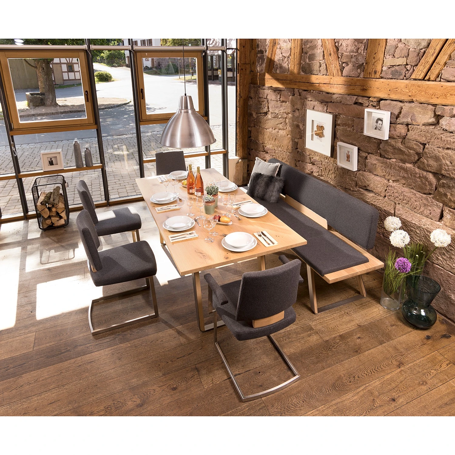 GWINNER Esstisch Ramsay - Breite: 200 cm - Ausziehbar 4 GWINNER Esstisch Ramsay - Breite: 200 cm - Ausziehbar – Bild 4