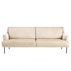 Fredriks Sofa Bleecker (3-Sitzer) - Samt - Creme -Wohnzimmermöbel boutique en ligne 1000216233 210107 16315400292 DETAILS P000000001000216233