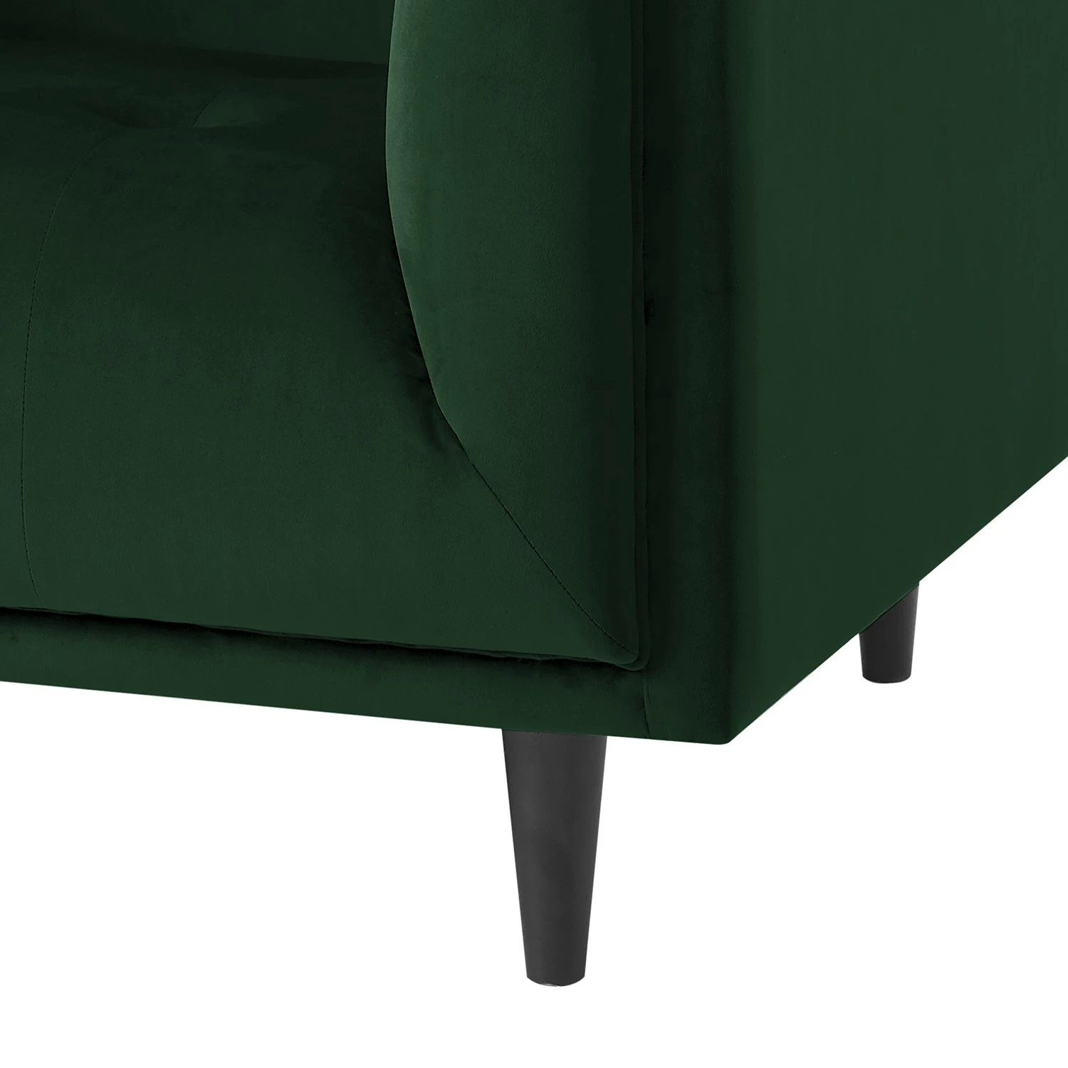 Red Living Sessel Botley - Samt - Dunkelgrün 10 Red Living Sessel Botley - Samt - Dunkelgrün – Bild 10