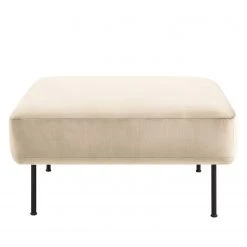 Fredriks Polsterhocker Bleecker - Samt - Creme -Wohnzimmermöbel boutique en ligne 1000216244 210107 16320200415 DETAILS P000000001000216244