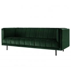 Jack & Alice Sofa Beslon (3-Sitzer) - Webstoff - Dunkelgrün
