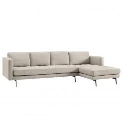 Mørteens Ecksofa Hamina - Flannel - Hellgrau - Longchair davorstehend rechts