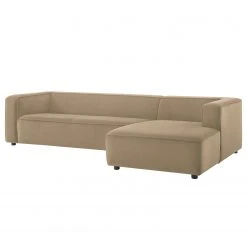 Fredriks Ecksofa Berlou II - Microfaser - Beige - Longchair davorstehend rechts -Wohnzimmermöbel boutique en ligne 1000216280 210218 14200700173 DETAILS P000000001000216280