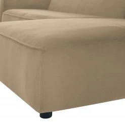 Fredriks Ecksofa Berlou II - Microfaser - Beige - Longchair davorstehend rechts -Wohnzimmermöbel boutique en ligne 1000216280 210218 14201200178 DETAILS P000000001000216280