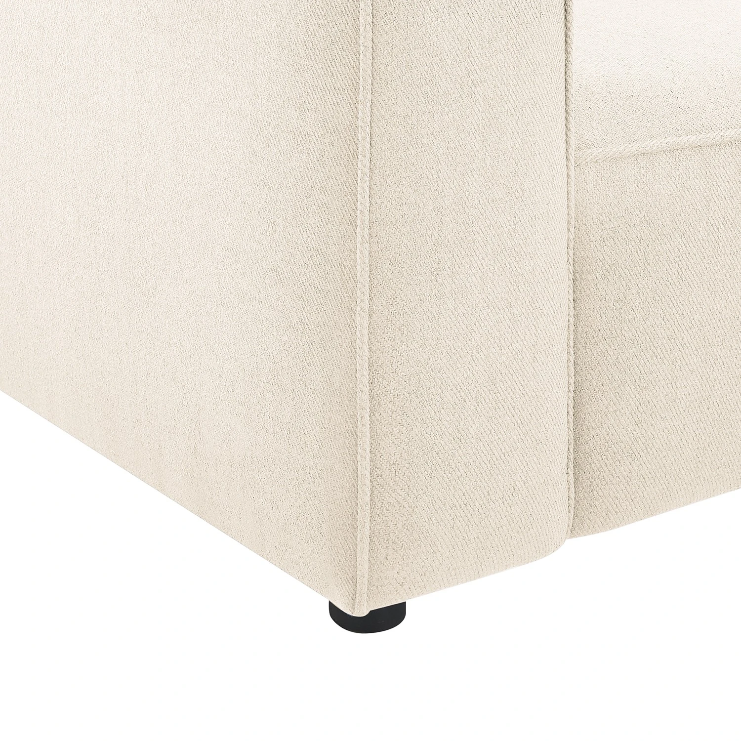 Fredriks Ecksofa Berlou I - Webstoff - Creme - Longchair davorstehend links 8 Fredriks Ecksofa Berlou I - Webstoff - Creme - Longchair davorstehend links – Bild 8