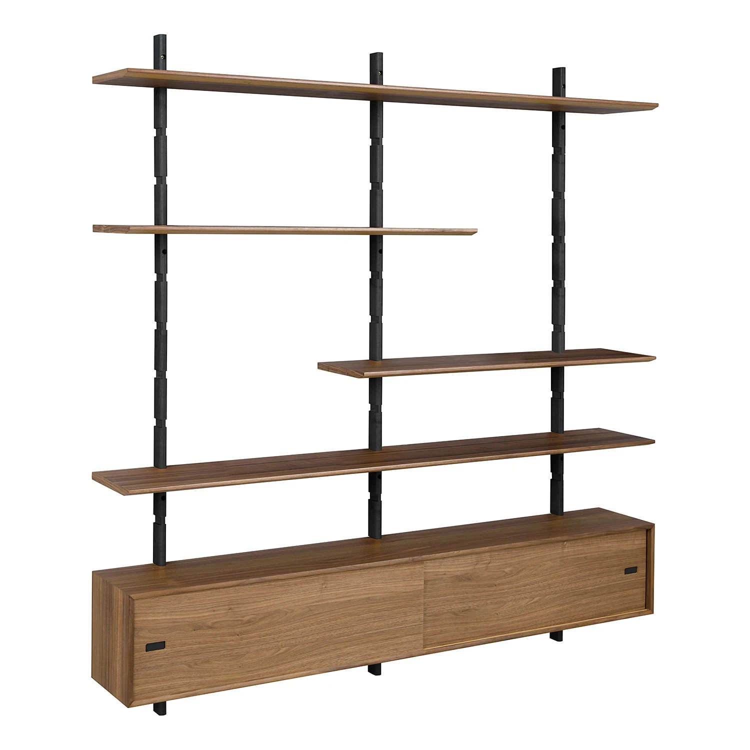 Studio Copenhagen Wandregal Lautaro X - Eiche massiv / Walnuss teilmassiv - Eiche Schwarz / Walnuss 1 Studio Copenhagen Wandregal Lautaro X - Eiche massiv / Walnuss teilmassiv - Eiche Schwarz / Walnuss