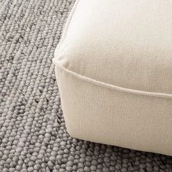 Studio Copenhagen Polsterhocker Buckley - Webstoff Saia: Beige -Wohnzimmermöbel boutique en ligne 1000216984 210215 12145500028 DETAILS P000000001000216984