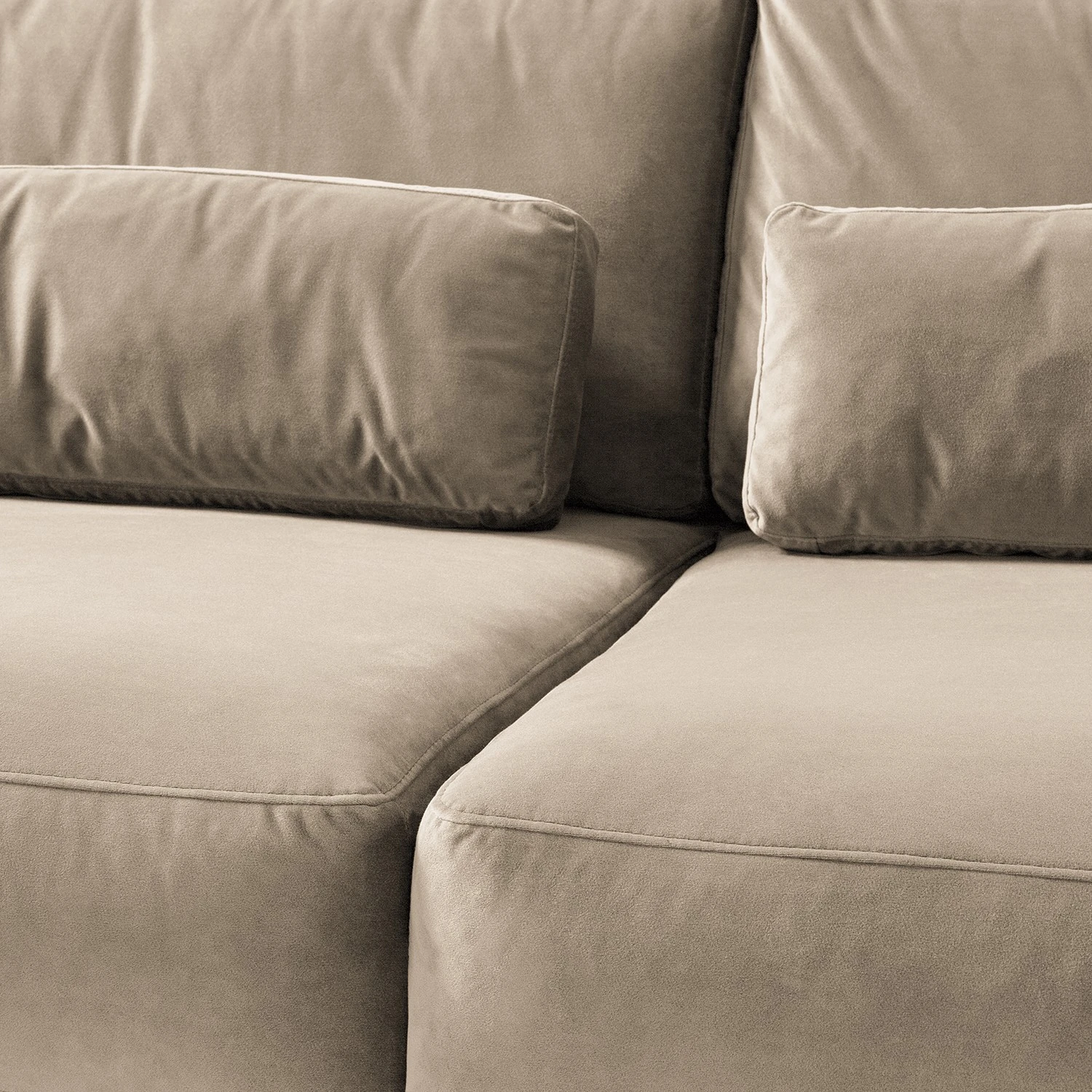 Studio Copenhagen Sofa Willows (3-Sitzer) - Samt Shyla: Beige 7 Studio Copenhagen Sofa Willows (3-Sitzer) - Samt Shyla: Beige – Bild 7