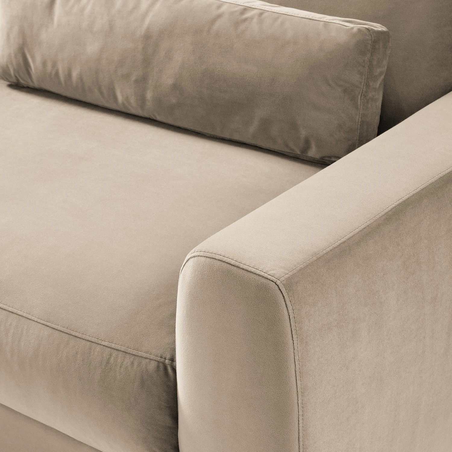 Studio Copenhagen Sofa Willows (3-Sitzer) - Samt Shyla: Beige 13 Studio Copenhagen Sofa Willows (3-Sitzer) - Samt Shyla: Beige – Bild 13