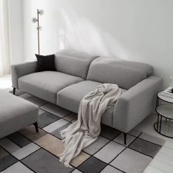 Studio Copenhagen Sofa Berrie (3-Sitzer) - Webstoff Milan: Hellgrau -Wohnzimmermöbel boutique en ligne 1000217043 210208 16100400004 MOOD DETAILS P000000001000217043 mood