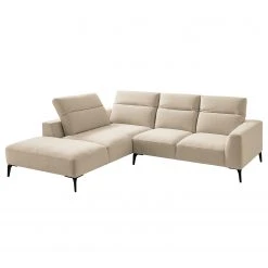 Studio Copenhagen Ecksofa Berrie II - Webstoff Saia: Beige - Breite: 263 cm - Ottomane davorstehend links -Wohnzimmermöbel boutique en ligne 1000217561 201222 13352500593 DETAILS P000000001000217561