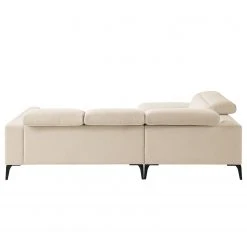 Studio Copenhagen Ecksofa Berrie II - Webstoff Saia: Beige - Breite: 263 cm - Ottomane davorstehend links -Wohnzimmermöbel boutique en ligne 1000217561 201222 13352700597 DETAILS P000000001000217561