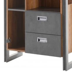 Ars manufacti Wohnwand Marton IV (4-teilig) - Eiche Stirling Dekor / Anthrazit -Wohnzimmermöbel boutique en ligne 1000217604 200630 09275700057 DETAILS P000000001000217604