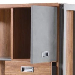 Ars manufacti Wohnwand Marton IV (4-teilig) - Eiche Stirling Dekor / Anthrazit -Wohnzimmermöbel boutique en ligne 1000217604 200630 09280700070 DETAILS P000000001000217604