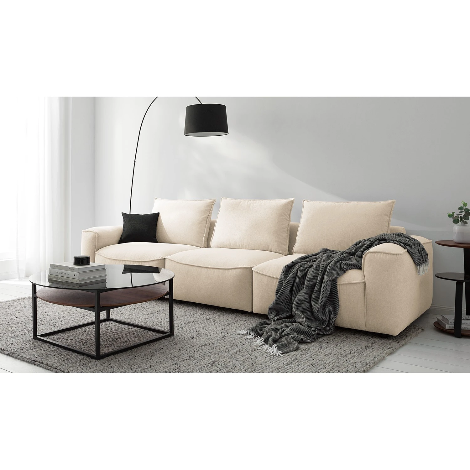 Studio Copenhagen Bigsofa Buckley I - Webstoff Saia: Beige 15 Studio Copenhagen Bigsofa Buckley I - Webstoff Saia: Beige – Bild 15