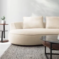 Studio Copenhagen Bigsofa Buckley II - Webstoff Saia: Beige - Ausrichtung rechts -Wohnzimmermöbel boutique en ligne 1000217842 210215 12150400248 DETAILS P000000001000217842
