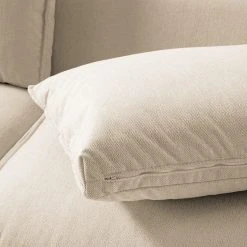 Studio Copenhagen Ecksofa Buckley I - Webstoff Saia: Beige - Longchair davorstehend rechts -Wohnzimmermöbel boutique en ligne 1000217922 201221 11173501033 DETAILS P000000001000217922