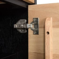 Studio Copenhagen Regal Xavi - Echtholzfurnier / Metall - Eiche / Eiche Schwarz -Wohnzimmermöbel boutique en ligne 1000218026 220107 12570000084 DETAILS P000000001000218026