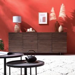 Studio Copenhagen Sideboard Kirley II - Akazie massiv - Akazie Dunkel -Wohnzimmermöbel boutique en ligne 1000218073 210420 08100700010 MOOD DETAILS P000000001000218073 mood