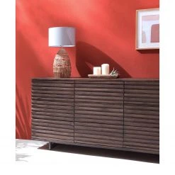 Studio Copenhagen Sideboard Kirley II - Akazie massiv - Akazie Dunkel -Wohnzimmermöbel boutique en ligne 1000218073 210420 08101100013 DETAILS P000000001000218073